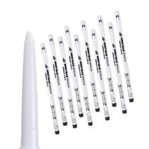 Kit C/ 10 Lápis Retrátil Branco para Olhos e Marcação Ruby Kisses RAE06BR
