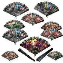 Kit C/ 10 Leques C/ Varias Estampa Diversas Kit C/ 10 Leques C/ Varias Estampa Diversas
