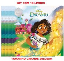 Kit C/ 10 Livros de Histórias e Atividades - Encanto
