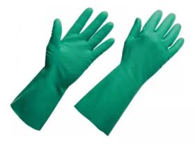 Kit C/10 Luva Nitrílica Forro Superpro Verde Tamanho G 01