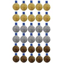 Kit C/10 Medalhas de Ouro + 10 Prata + 10 Bronze M36