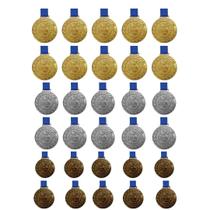 Kit C/10 Medalhas Ouro+10Medalhas Prata+10Medalhas BronzeM60
