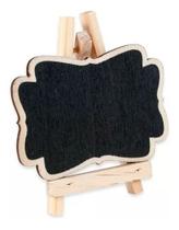 Kit C/10 Mini Lousa Cavalete Na Mesa Para Festa Kit C/10 Mini Lousa Cavalete Na Mesa Para Festa