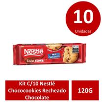 Kit C/10 Nestlé Chococookies 120G Recheado Chocolate