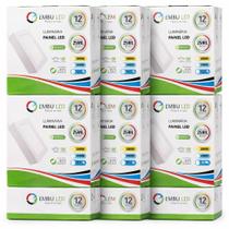 KIT C/10 PAINÉIS 12W 3000K EMB. QUAD. (Embu Led) KIT C/10 PAINÉIS 12W 3000K EMB. QUAD. (Embu Led)
