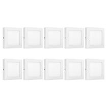 Kit c/ 10 paineis led sobrepor 24w quadrado - fortled Kit c/ 10 paineis led sobrepor 24w quadrado - fortled