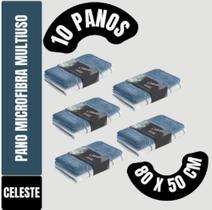 Kit C/10 Panos Mega Panão Em Microfibra Multiuso Azul E Branco Tipo Toalha Vidros Secagem Automotiva Kit C/10 Panos Mega Panão Em Microfibra Multiuso Azul E Branco Tipo Toalha Vidros Secagem Automotiva