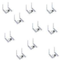 Kit c/ 10 Pares do Suporte de Polímero c/ Fibra de Vibro e Anti UV p/ Ar Condicionado de 7 a 18 mil BTUs 45cm Kit c/ 10 Pares do Suporte de Polímero c/ Fibra de Vibro e Anti UV p/ Ar Condicionado de 7 a 18 mil BTUs 45cm