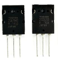 Kit C/ 10 Pares transistor 2sa1943 + 2sc5200 Originais 2sa 1943+2sc 5200 - TOS HI BA
