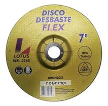 Kit C/10 Pçs Disco De Desbaste 7 Pol. P/ Metal E Aço Inox Kit C/10 Pçs Disco De Desbaste 7 Pol. P/ Metal E Aço Inox