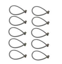 Kit c/ 10 pçs Ligação Flexível de 1/2" x 60cm Aço Trançado inox Kit c/ 10 pçs Ligação Flexível de 1/2" x 60cm Aço Trançado inox