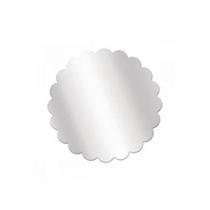 Kit c/ 10 pct. de fundo rendado transparente (11 cm.) c/ 100 un.