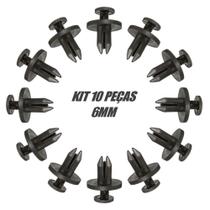 Kit C/ 10 Peças Rebite Clip Trava 6mm Carenagem Orig. Honda