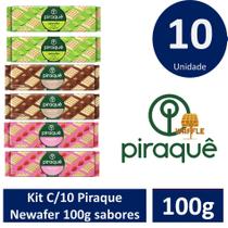 Kit C/10 Piraque Newafer 100g sabores