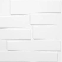 Kit c/ 10 Placas Revestimento 3D Geométrico Sala Cozinha 50cm X 50cm