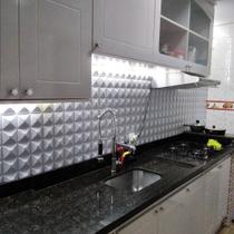 Kit C/ 10 Placas Revestimento Parede 50x50 Alto Relevo Painel 3d (Viena branco)