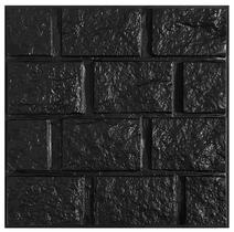 Kit C/ 10 Placas Revestimento Parede Alto Relevo Painel 3d cobre 2,5m² (nature preto) Kit C/ 10 Placas Revestimento Parede Alto Relevo Painel 3d cobre 2,5m² (nature preto)