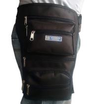 Kit C/ 10 Pochetes Cartucheira De Perna Motoboy Camping Pescaria Rave