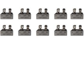 Kit C/ 10 Pontes Retificadora Diodo Kbpc 3510 35a - 1000v Kit C/ 10 Pontes Retificadora Diodo Kbpc 3510 35a - 1000v