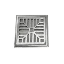 Kit c/10 Ralo Grelha 15x15 em aluminio e Tela Anti inseto