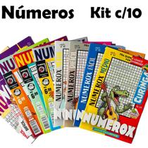 Kit C/10 Revistas Passatempo Numerix/Numerex/Números (sem repetições)