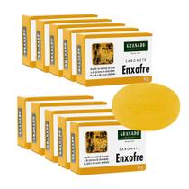Kit c/10 Sabonetes em Barra 90g Enxofre p/ Acne e Oleosidade Pele e Couro Cabeludo Granado Kit c/10 Sabonetes em Barra 90g Enxofre p/ Acne e Oleosidade Pele e Couro Cabeludo Granado