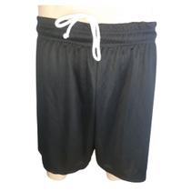 Kit C/10 Shorts Futebol Calção Bermuda Treino Jogo Preto Kit C/10 Shorts Futebol Calção Bermuda Treino Jogo Preto