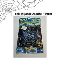 kit c/10 teia gigante 120cm halloween decoraçao oferta