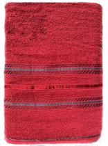 Kit c/ 10 toalhas de banho padrão 100% algodão 1,30x65cm