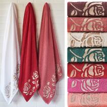 Kit C/ 10 Toalhas De Rosto Guadalupe - Cores Sortidas - 46x80cm - LMpete