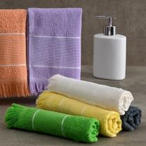 Kit C/10 Toalhinhas Escolar De Mão Social Para Bordar Bebe C