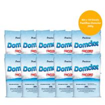 Kit c/ 10 Tricloro Pastilhas Domclor 200g c/ 90% de Cloro Ativo Kit c/ 10 Tricloro Pastilhas Domclor 200g c/ 90% de Cloro Ativo