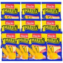 Kit C/ 10 Un. Farinha De Milho Flocão Maratá 500g