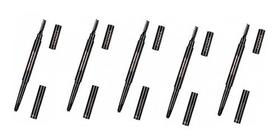 Kit C/10 Un Lápis Retrátil Preto Fenzza Com Escovinha Kit C/10 Un Lápis Retrátil Preto Fenzza Com Escovinha