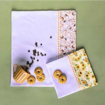 Kit C/ 10 Un Panos De Copa Prato Barrado Pé De Galinha Com Bainha Cor Branco Kit C/ 10 Un Panos De Copa Prato Barrado Pé De Galinha Com Bainha Cor Branco