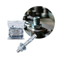Kit C/10 Un Parafuso Chumbador Fixador Parabolt 3/8 X 2 1/4 Polegadas C/porca Concreto Parede Kit C/10 Un Parafuso Chumbador Fixador Parabolt 3/8 X 2 1/4 Polegadas C/porca Concreto Parede