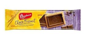 Kit C/10 Und Biscoito Bauducco Choco Biscuit Meio Amargo 80g