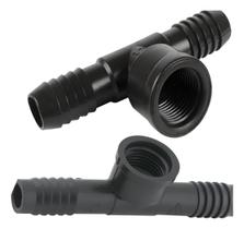 Kit C/ 10 Unidades de Tee Interno de 1/2" C/ Rosca e de Polietileno P/ Irrigação.