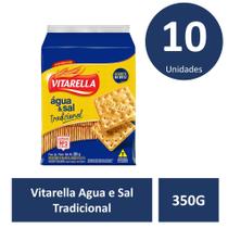 Kit c/10 Vitarella 350G Agua e Sal Tradicional - MONDELEZ