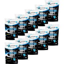 kit c/ 10 Whey Protein 100% 2,1kg - Health Time Sabor:Baunilha