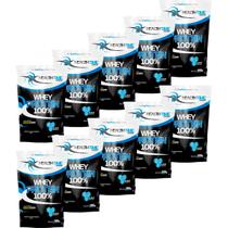 kit c/ 10 Whey Protein 100% 2,1kg - Health Time Sabor:Cappuccino