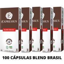 Kit c/100 Cápsulas de Café Expressus Origens Brasileiras - Blend Brasil