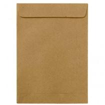 Kit C/100 Envelopes Saco Kraft Natural 229mm X 324mm - Cabe A4 -Envio Imediato