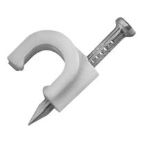 Kit C/ 100 Fixa Fio 14/16 + Prego 1,8x25 Sforplast Kit C/ 100 Fixa Fio 14/16 + Prego 1,8x25 Sforplast