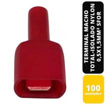 KIT C/100 TERMINAL MACHO TOTAL-ISOL NYLON 0,5x1,5MM² SFOR KIT C/100 TERMINAL MACHO TOTAL-ISOL NYLON 0,5x1,5MM² SFOR