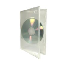 Kit C/100 unidades - Estojo / Box DVD Amaray Slim Transparente
