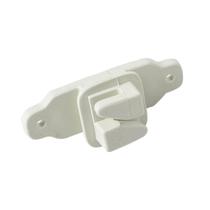 Kit c/ 100PC Isolador W Em Nylon Branco - Fuzil Kit c/ 100PC Isolador W Em Nylon Branco - Fuzil