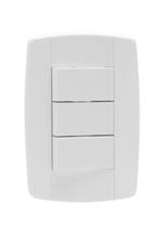 Kit c/ 10PC Conj Placa 4x2 Inter 3 Tecla Simpl Paral 10a 250v Lev Ilumi Kit c/ 10PC Conj Placa 4x2 Inter 3 Tecla Simpl Paral 10a 250v Lev Ilumi