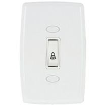 Kit c/ 10PC Conj Placa 4x2 Pulsador Campainha 6a 250v Safira - Ilumi