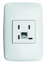 Kit c/ 10PC Conjunto 4x2 Trad Tomada Telefonic C/ad Am 2ct 2763 - Perlex